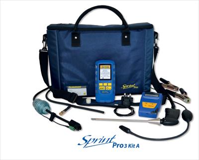 Gas analyser probe appliance sampling kit as described in BS7967 